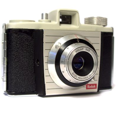 Máquina fotográfica compacta analógica vintage Kodak Bantam Colorsnap (1955-59)