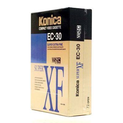 Cassete de video VHS-C Konica Super XF EC-30
