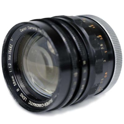 Objetiva Canon Super-Canomatic R 58mm f1.2 (FD)