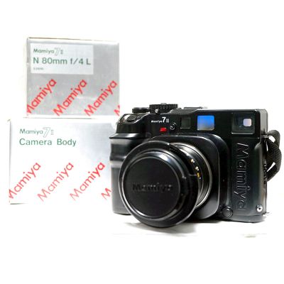 Máquina fotográfica 6x7 rangefinder Mamiya 7 II + 80mm f4 (1999-2006) (M7)