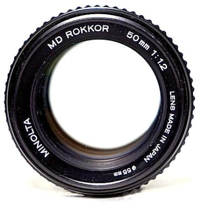Objetiva Minolta MD Rokkor 50mm f1.2 (MD)