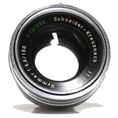 Objetiva 4x5 Schneider - Kreuznach Symmar 150mm f5.6 / 265mm f12 (Synchro-Compur, 39mm)