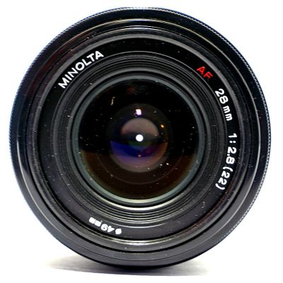 Objetiva prime Grande Angular Minolta AF 28mm f2.8 (22) (Sony / Minolta)