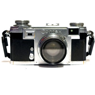 Máquina fotográfica rangefinder analogica vintage Kiev 4 (1957-59) (Contax RF)