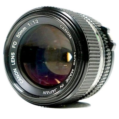 Objetiva prime Canon FD 55mm 1:1.2 (f1.2) (red) S.S.C.