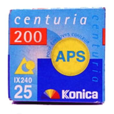 Rolo de filme APS Cores Konica Centuria 200 (25 exp)