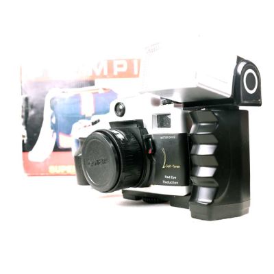 Máquina fotográfica pseudo SLR Olympia + Flash