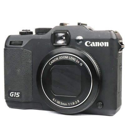 Máquina fotográfica Digital Canon PowerShot G15 (2012) (12.1mp, 1080p) (OUTLET)