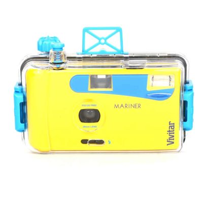 Máquina fotografia compacta analógica subaquática 35mm Vivitar Mariner